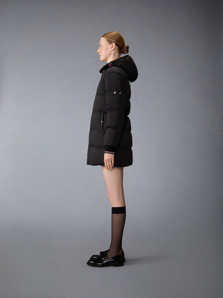 POLY TECH DOWN FILLED PARKA WITH ARMBANDS BLACK
