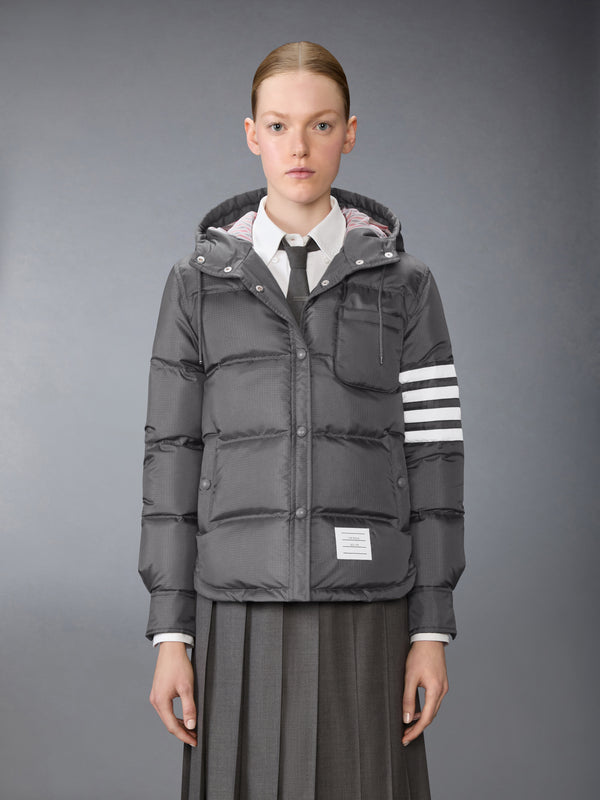 SHINY RIPSTOP LIGHTWEIGHT DOWN FILLED 4-BAR JACKET - image 1