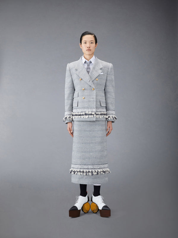 TWEED OVERSIZED DOUBLE BREASTED SPORT COAT - image 3