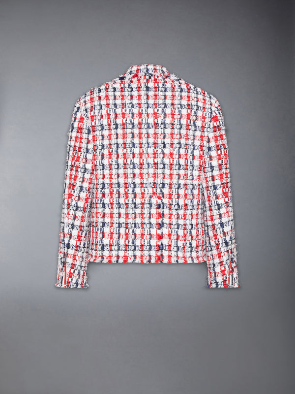 GINGHAM SATIN RIBBON TWEED SPORTCOAT - image 8