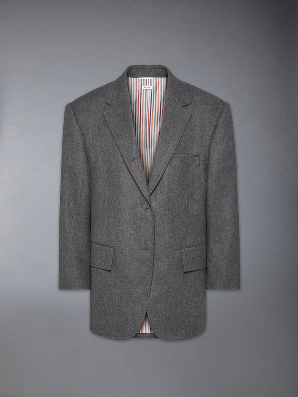SOLID WOOL FLANNEL OVERSIZED SPORTCOAT - featured image