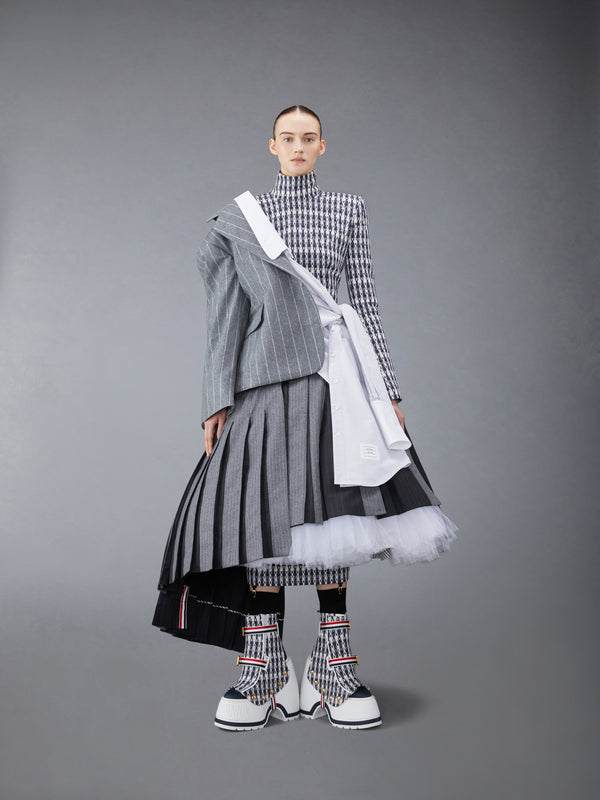 GROSGRAIN TWEED FITTED DRESS - image 4
