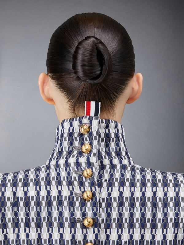 GROSGRAIN TWEED FITTED DRESS - image 6