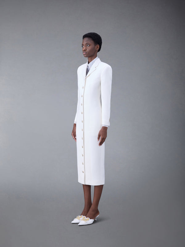 WOOL CREPE MOULDED SHOULDER MAXI DRESS - image 2