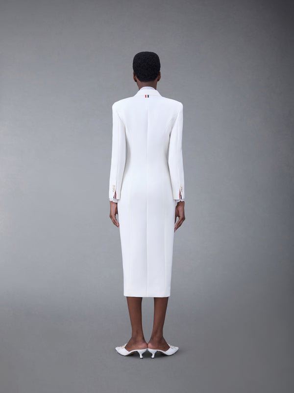 WOOL CREPE MOULDED SHOULDER MAXI DRESS - image 3