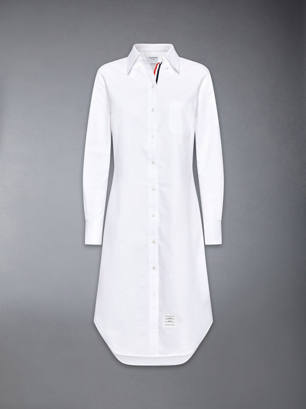 Oxford Grosgrain Placket Classic Shirtdress - featured image