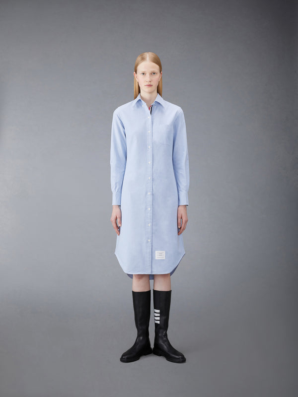 OXFORD GROSGRAIN PLACKET SHIRTDRESS - featured image