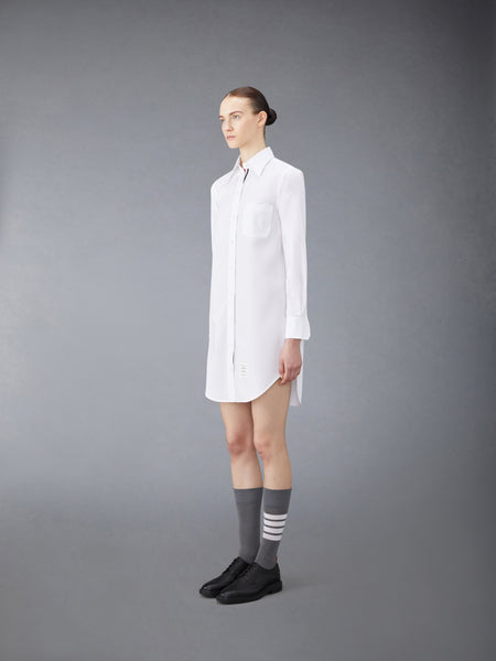 POPLIN MINI SHIRTDRESS WHITE