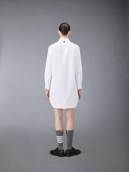 POPLIN MINI SHIRTDRESS WHITE