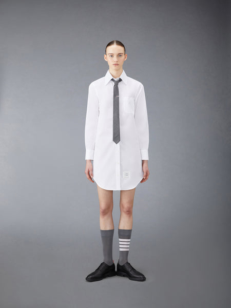 POPLIN MINI SHIRTDRESS WHITE