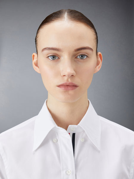 POPLIN MINI SHIRTDRESS WHITE