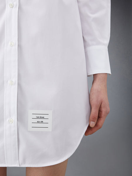 POPLIN MINI SHIRTDRESS WHITE