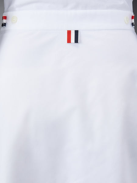 OXFORD A-LINE SHIRTDRESS WHITE