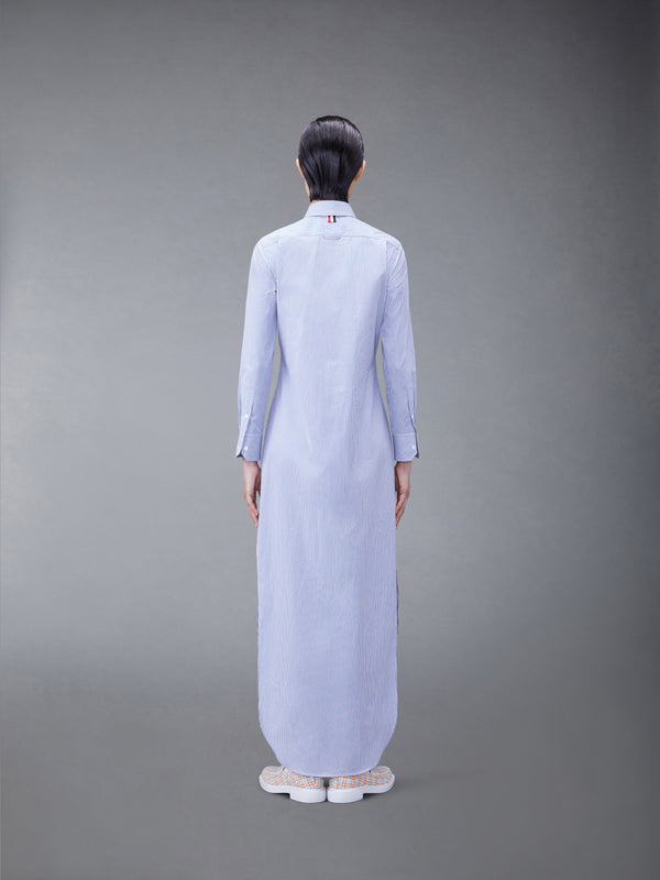 STRIPE POPLIN MAXI SHIRTDRESS - image 3