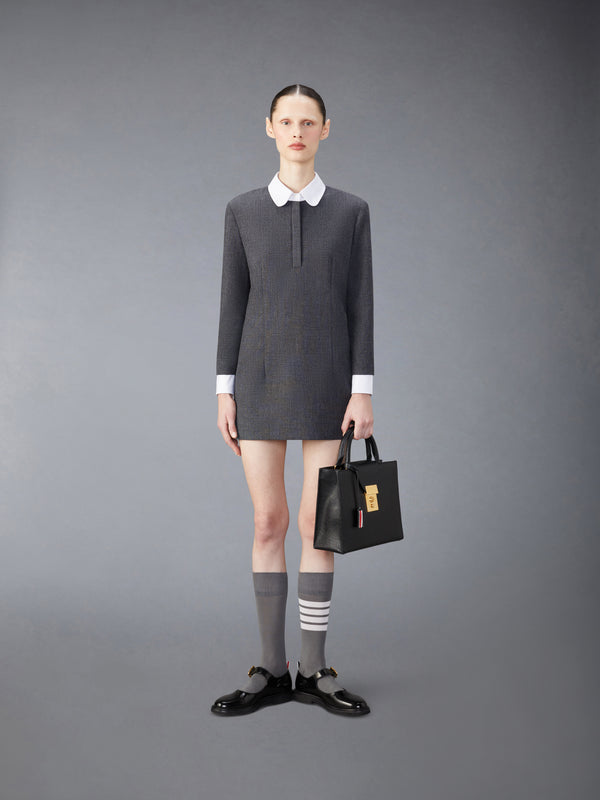 WOOL MINI SHIFT DRESS - image 4