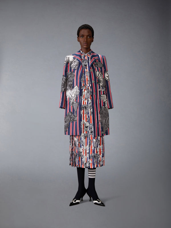 SILK TWILL HECTOR PLEATED DRESS - image 4