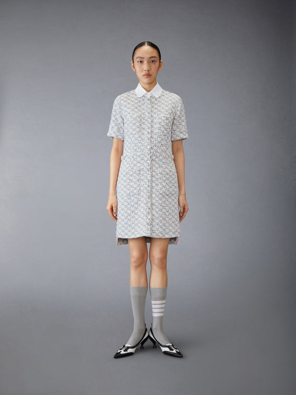 SEQUIN TWEED PATCH POCKET DRESS - image 1