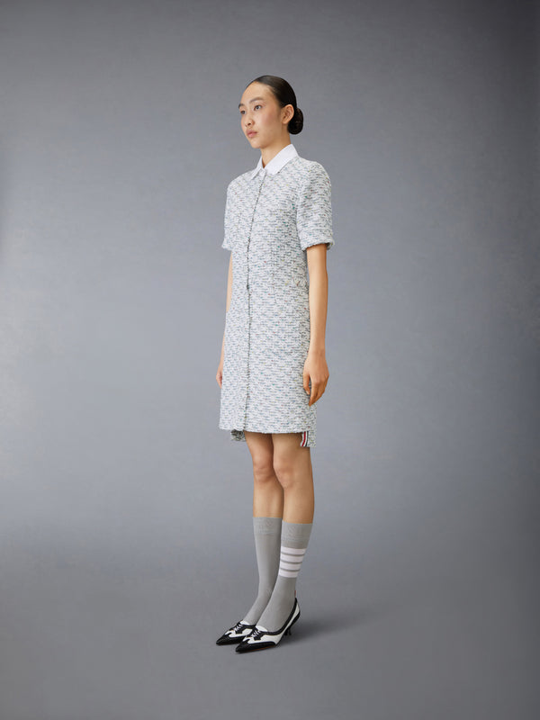 SEQUIN TWEED PATCH POCKET DRESS - image 2