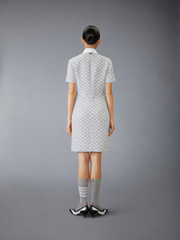 SEQUIN TWEED PATCH POCKET DRESS - image 3