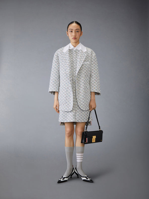 SEQUIN TWEED PATCH POCKET DRESS - image 4