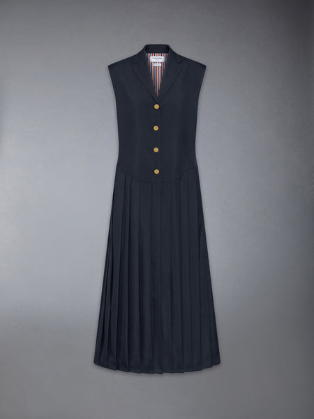 SCHOOL UNIFORM PLEATED DRESS NAVY