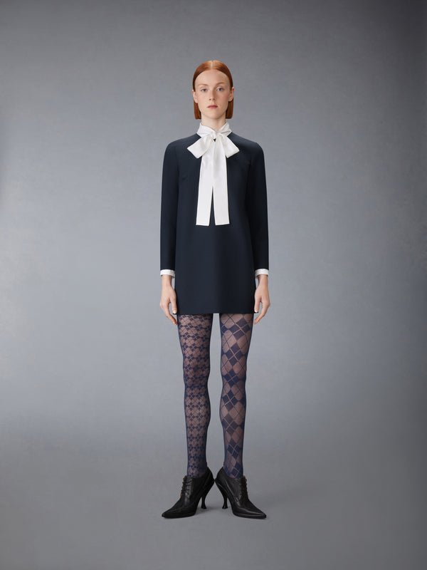HIGH WOOL SUITING SHIFT DRESS - image 1