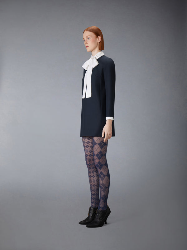 HIGH WOOL SUITING SHIFT DRESS - image 2