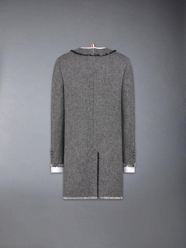 SOLID DONEGAL TWEED TROMPE L'OEIL DRESS - image 6