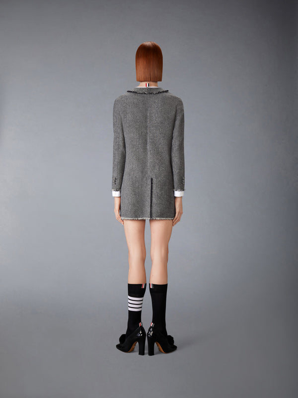 SOLID DONEGAL TWEED TROMPE L'OEIL DRESS - image 3