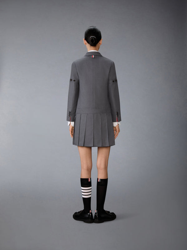 SUPER 120'S TWILL SPORTCOAT PLEATED MINI DRESS - image 4