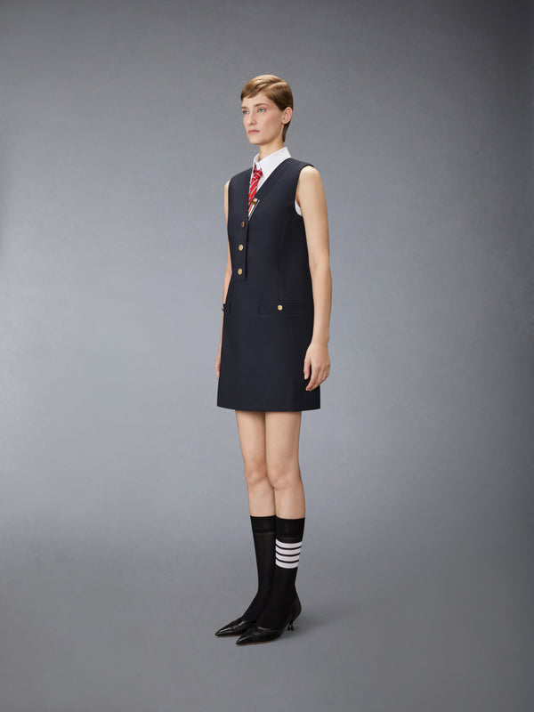 HOPSACK SUITING CARDIGAN DRESS - image 3