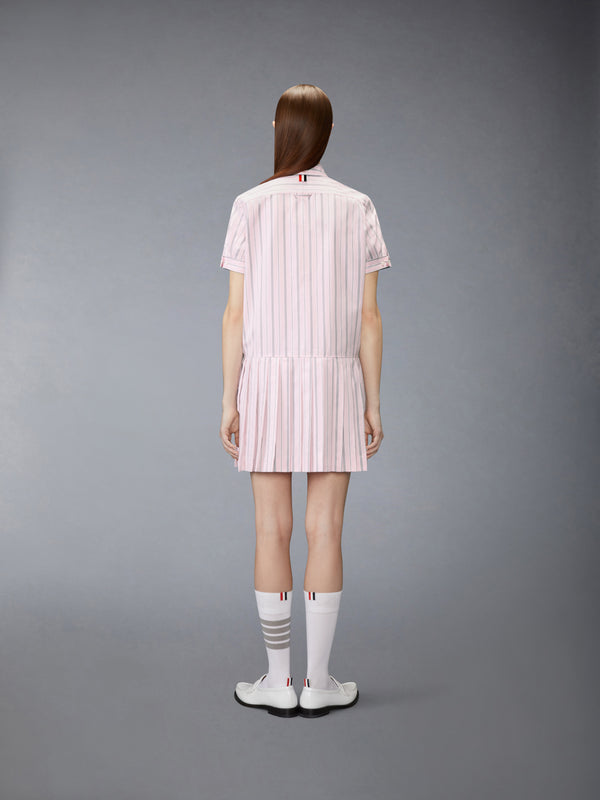 HAIRLINE STRIPE POPLIN SHIRT DRESS - image 3