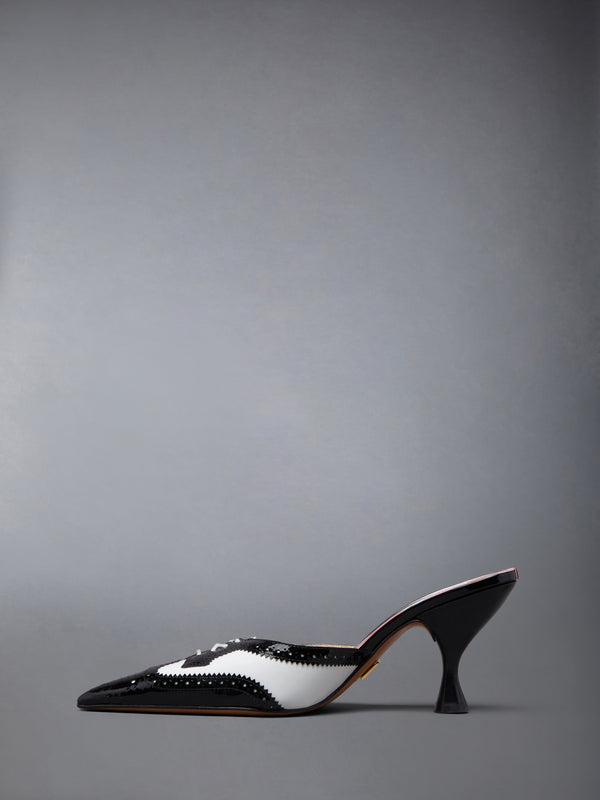 SOFT PATENT HEELED MULE 75MM - image 3
