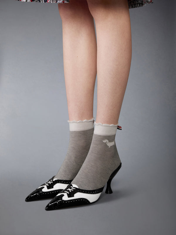 SOFT PATENT HEELED MULE 75MM - image 4