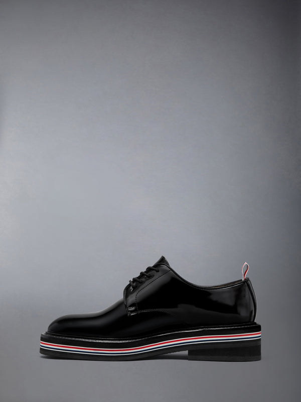 SOFT SPAZZOLATO RUBBER SOLE UNIFORM SHOE - image 3