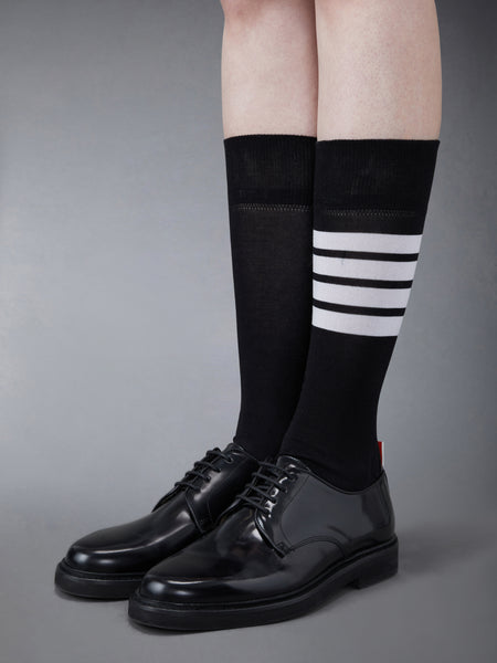 POLISHED CALF UNIFORM SHOE BLACK
