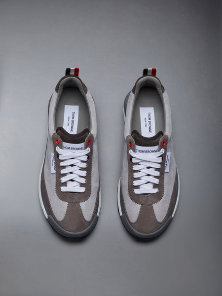 Calf Suede Tech Runner LT GREY