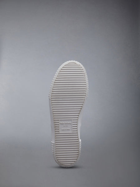 CANVAS RUBBER SOLE HERITAGE SNEAKERS WHITE
