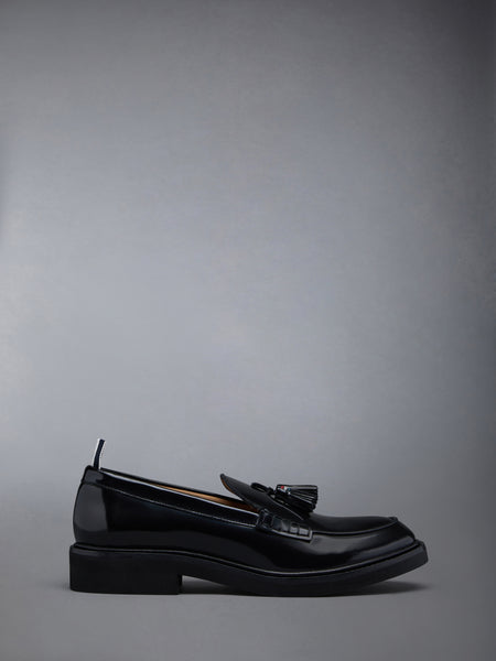 POLISHED CALF TASSEL LOAFER BLACK