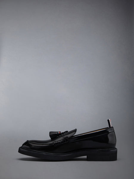 POLISHED CALF TASSEL LOAFER BLACK