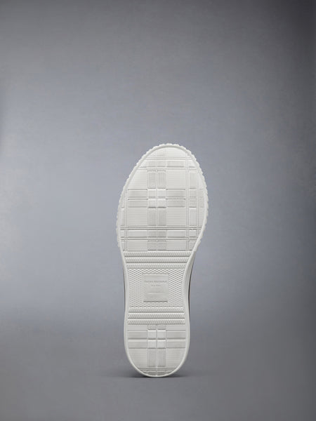 CANVAS TREAD SOLE COLLEGIATE SNEAKERS WHITE
