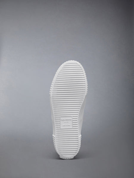 VITELLO CALF LEATHER HIGH TOP HERITAGE SNEAKERS WHITE