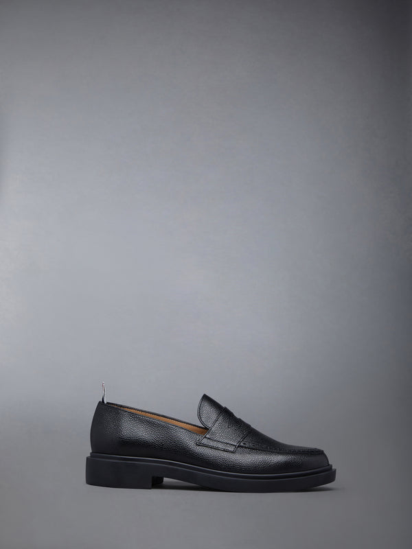 PEBBLE GRAIN RUBBER SOLE PENNY LOAFER - featured image