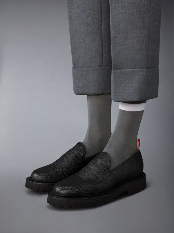 PEBBLE GRAIN COMMANDO SOLE PENNY LOAFER - image 4