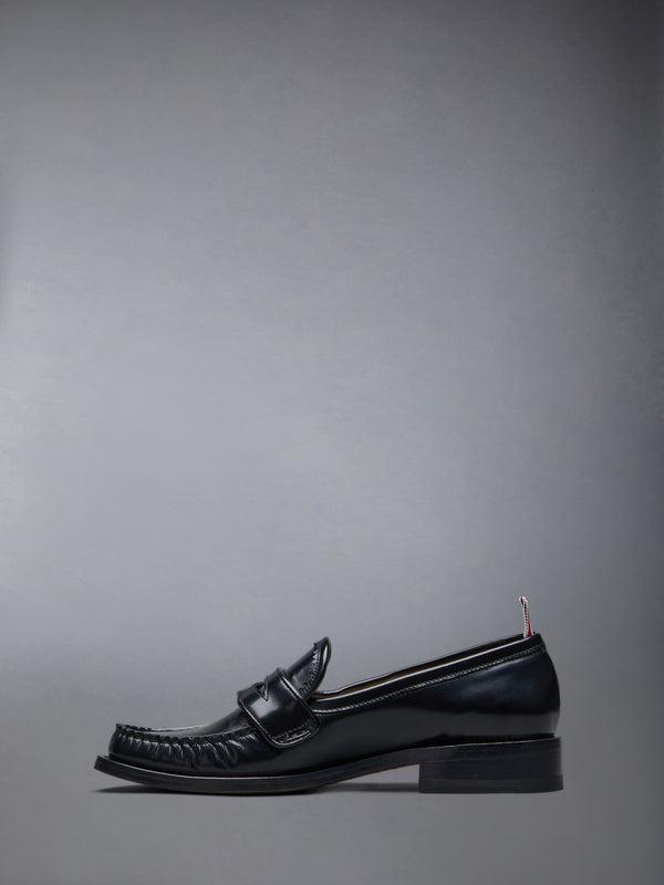 SPAZZOLATO PLEATED VARSITY LOAFER - image 3