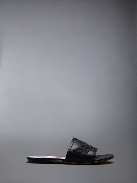 VITELLO NAUTICAL CLAQUETTE BLACK