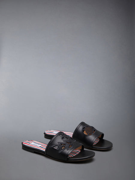 VITELLO NAUTICAL CLAQUETTE BLACK