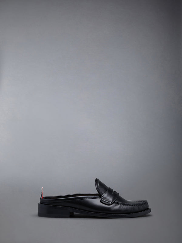 CALF FLEXIBLE LEATHER SOLE PENNY LOAFER MULE - featured image