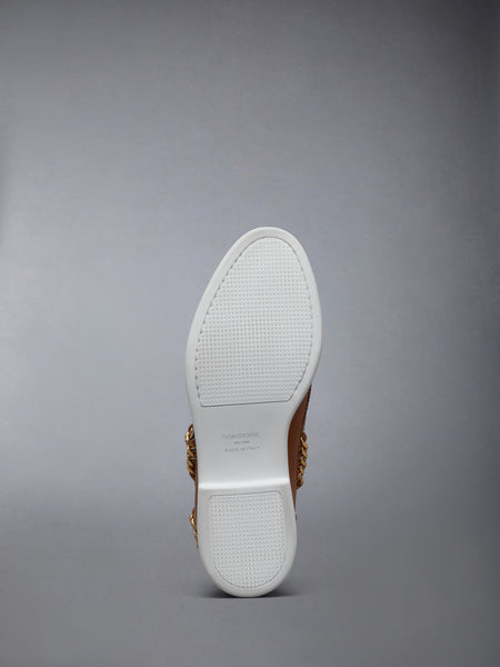 VACCHETTA BROGUE BOAT SHOE NATURAL