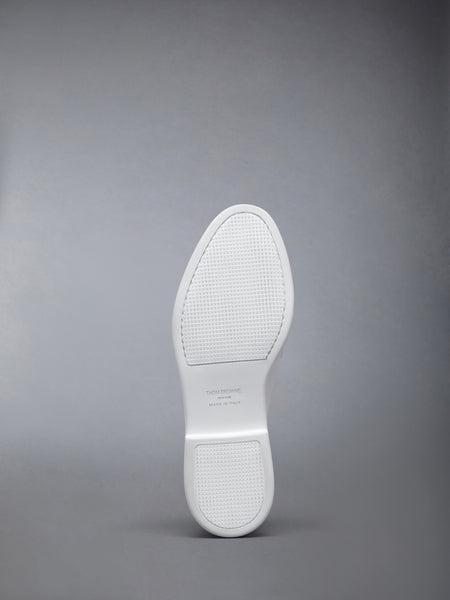 DEERSKIN LEATHER VARSITY LOAFER WHITE